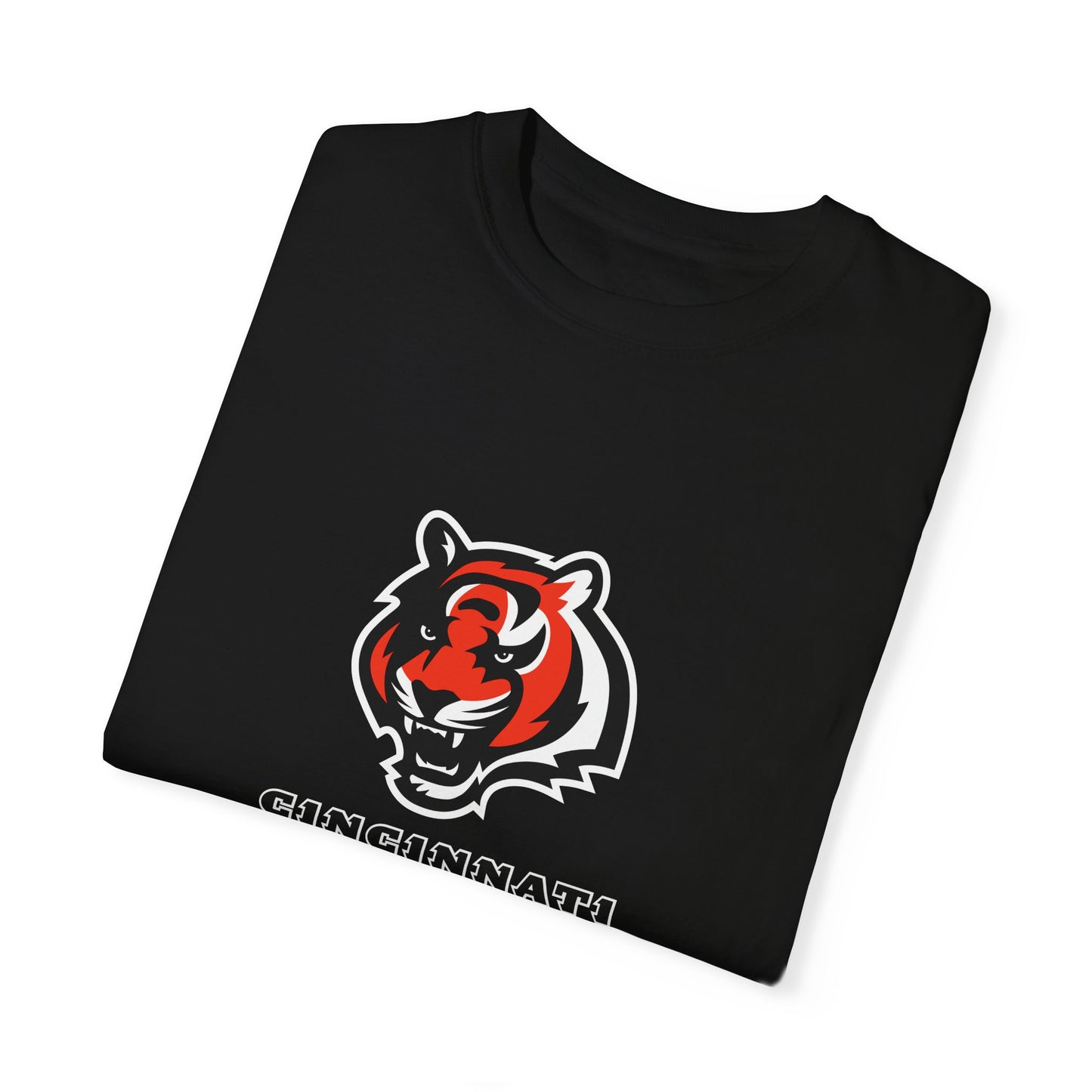 Cincinnati Bengals Gear Garment-Dyed T-Shirt – Premium Cotton Tee for Customization