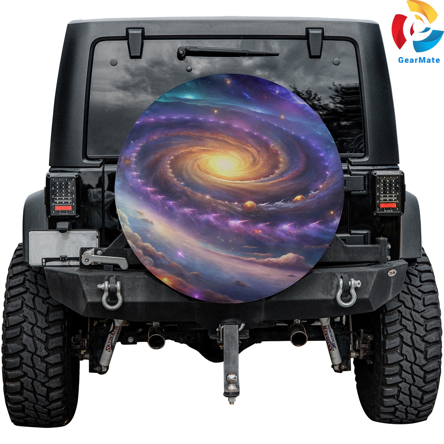 Space Milky Way Spare Tire Cover – Premium Waterproof UV Resistant Protector