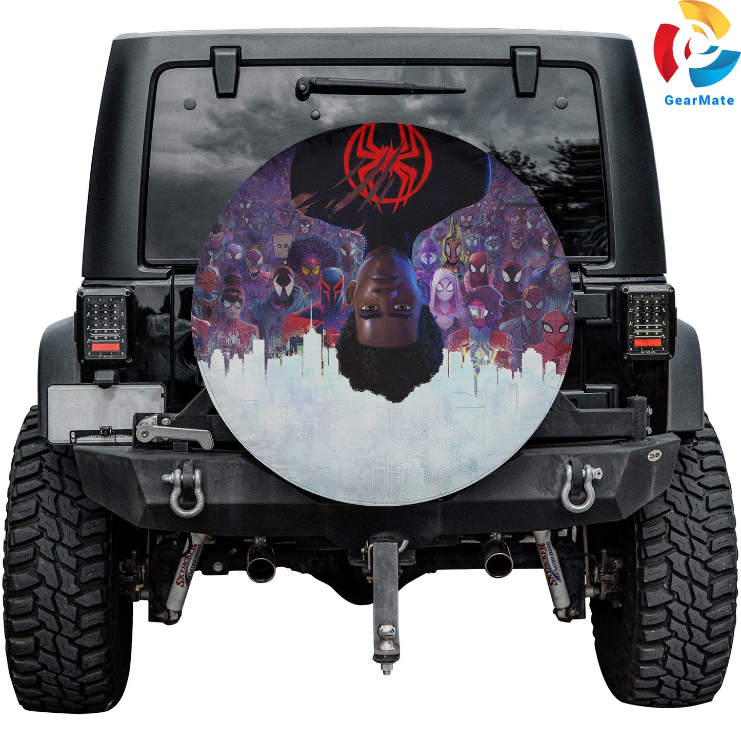 Spiderman Marvel Heroes Spare Tire Cover – Premium Waterproof UV Resistant Protector