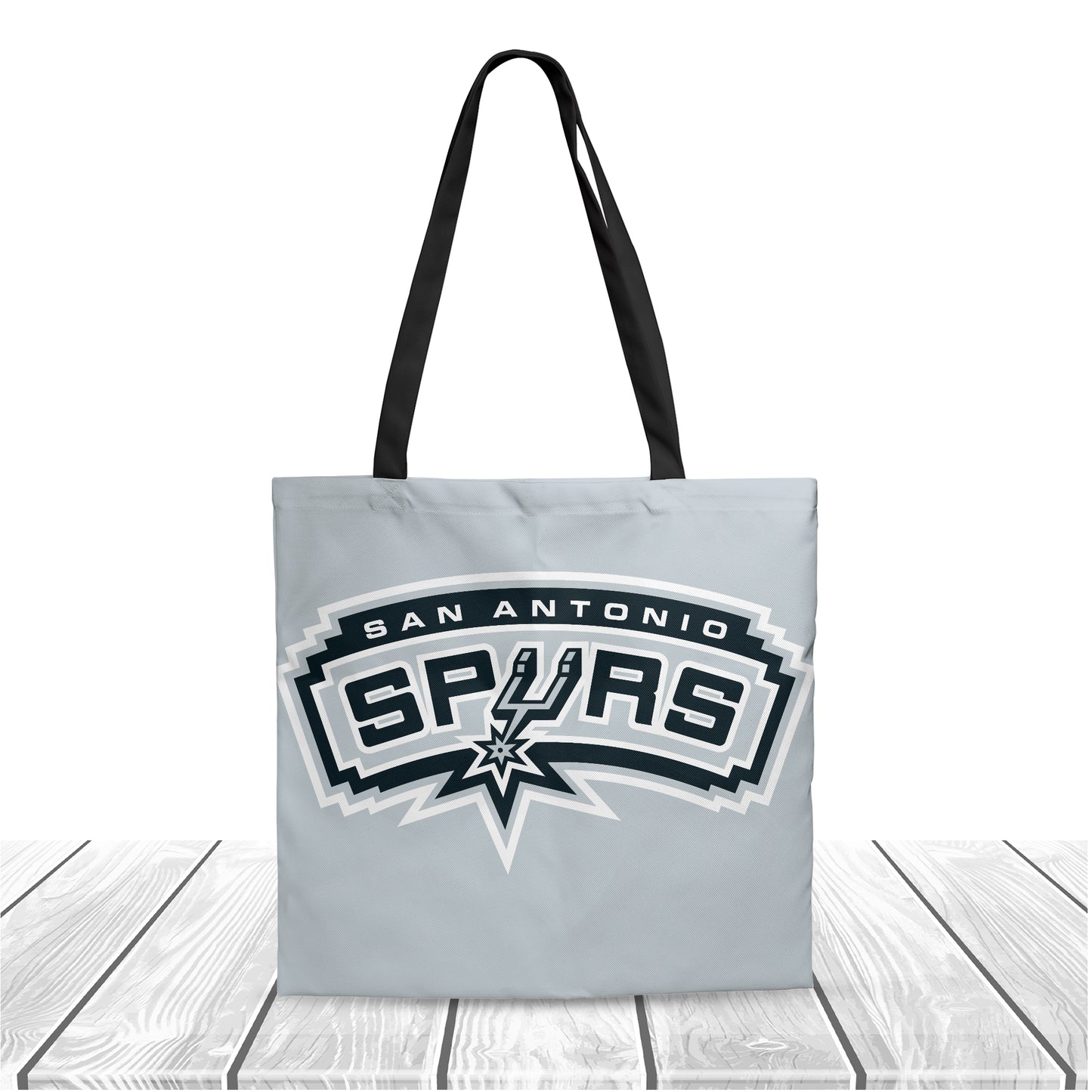NBA San Antonio Spurs Fans Polyester Canvas Tote Bag – Durable and Stylish