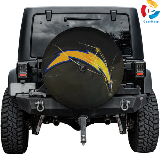 Los Angeles Chargers Spare Tire Cover – Premium Waterproof UV Resistant Protector