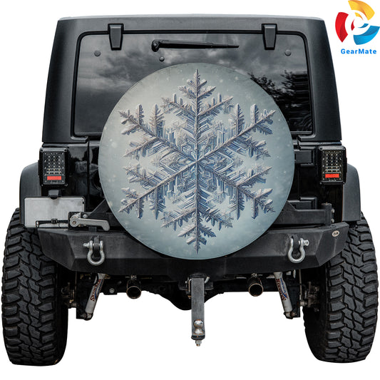 Snowflake Spare Tire Cover – Premium Waterproof UV Resistant Protector