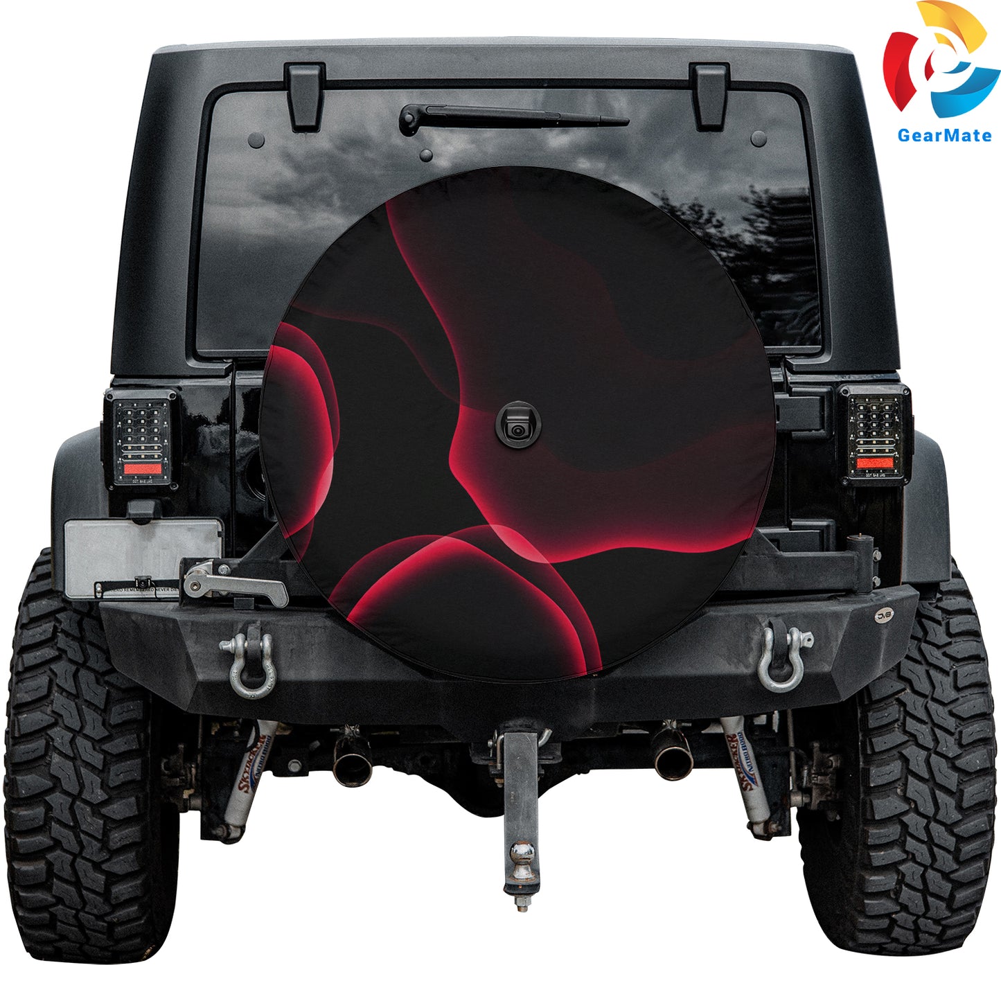 iOS 13 Background Spare Tire Cover – Premium Waterproof UV Resistant Protector