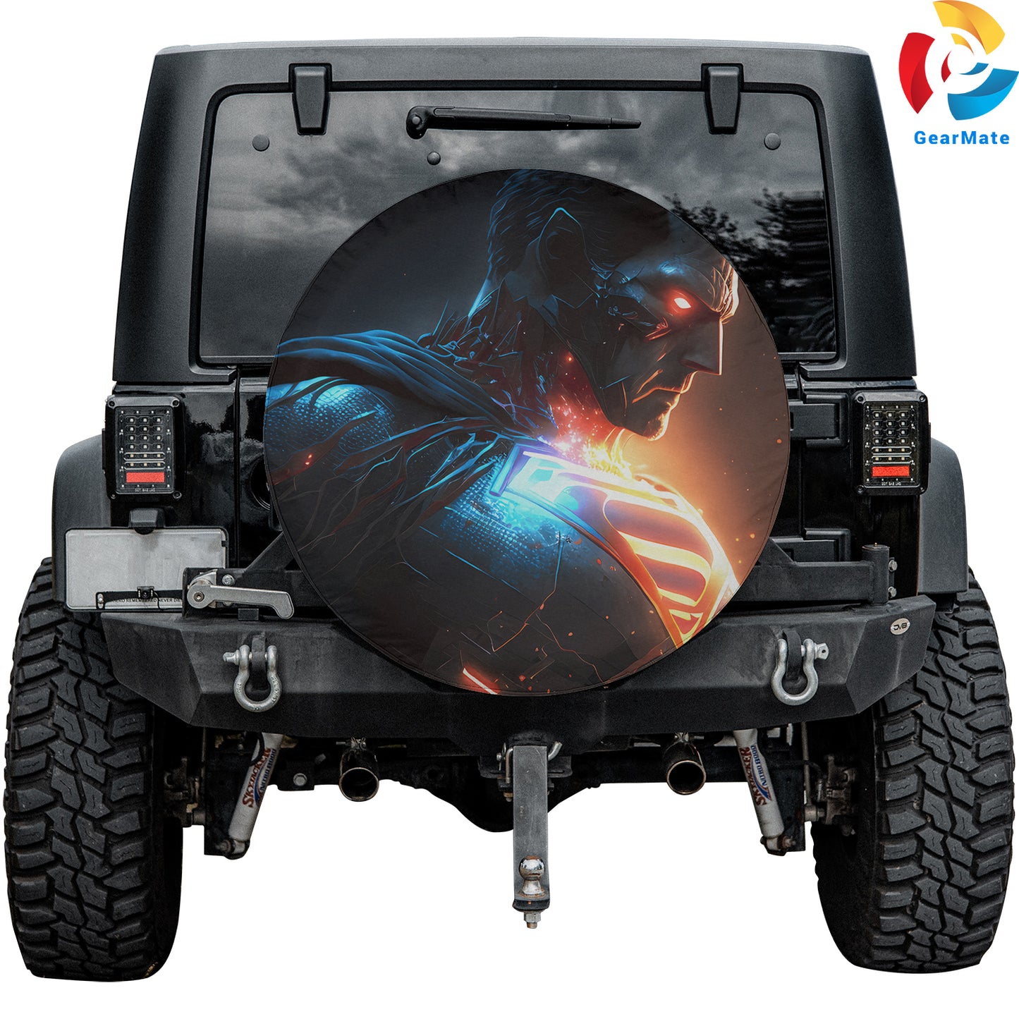 DC Superman Heroes Spare Tire Cover – Premium Waterproof UV Resistant Protector
