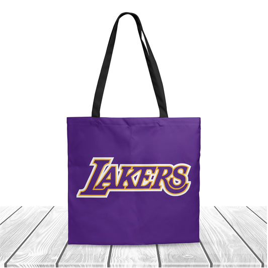 NBA LA Lakers Fans Polyester Canvas Tote Bag - Durable and Stylish