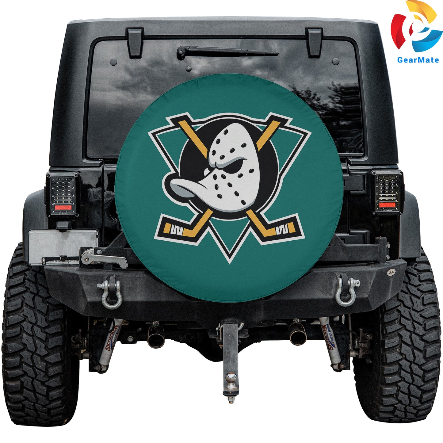 Anaheim Ducks Hockey Season Spare Tire Cover – Premium Waterproof UV-Resistant Protector