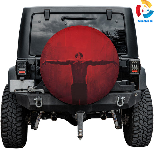 Marvel Daredevil Spare Tire Cover – Premium Waterproof UV Resistant Protector