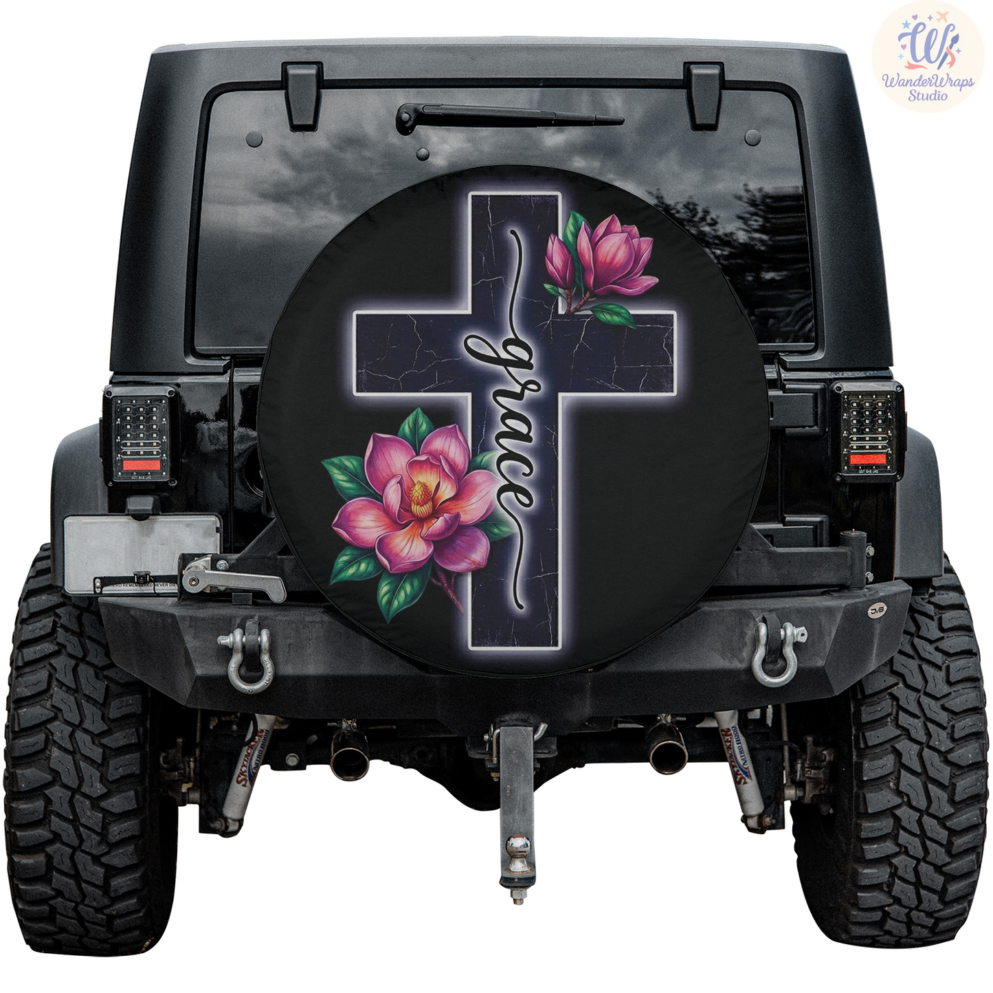 Grace The Lord Spare Tire Cover – Waterproof UV Resistant Protector with Camera Hole