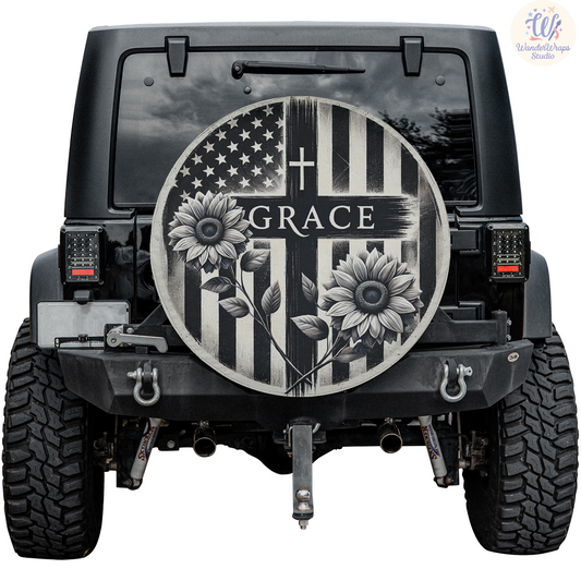 Lord Grace Spare Tire Cover – Waterproof UV Resistant Protector with Camera Hole