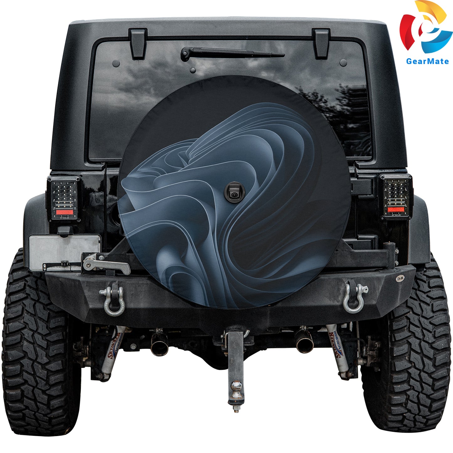Windows 11 Abstract Spare Tire Cover – Premium Waterproof UV Resistant Protector