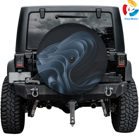 Windows 11 Abstract Spare Tire Cover – Premium Waterproof UV Resistant Protector