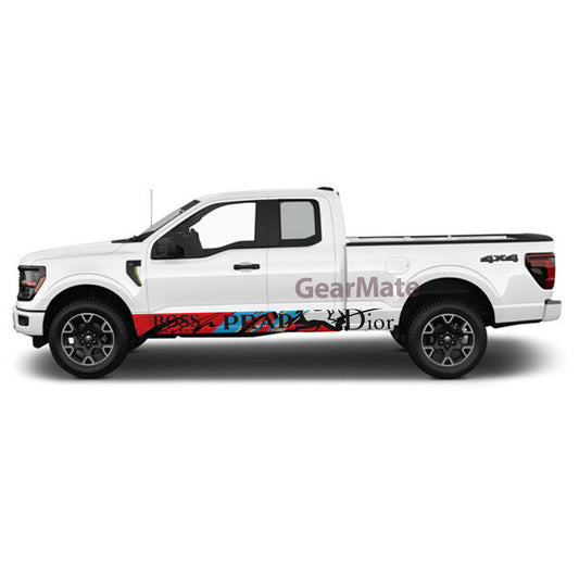 Prada Rocker Panel Graphic Decal Kit (Left & Right Sides) - High Quality Vinyl for Trucks & SUVs