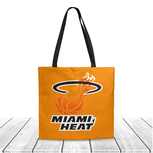 NBA Miami Heat Finals Polyester Canvas Tote Bag - Durable and Stylish