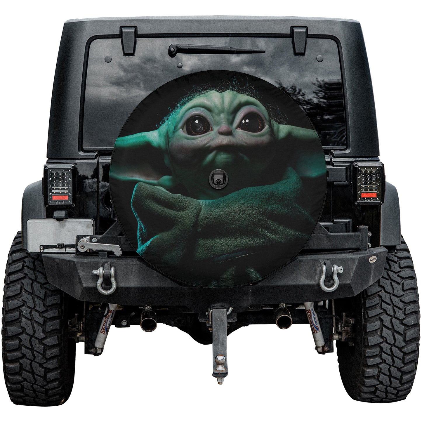 Starwars Baby Yoda Spare Tire Cover – Premium Waterproof UV Resistant Protector