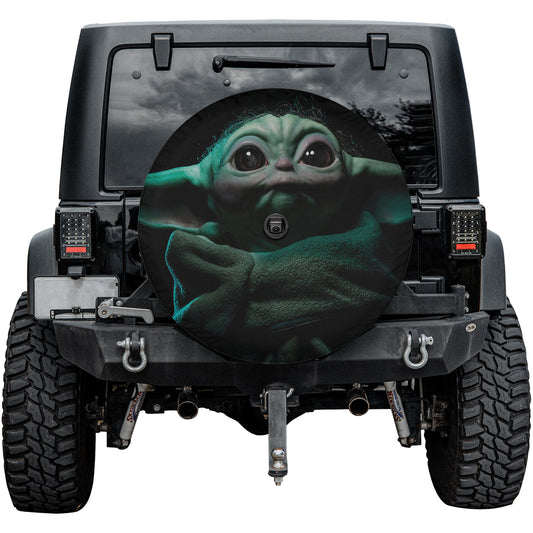 Starwars Baby Yoda Spare Tire Cover – Premium Waterproof UV Resistant Protector