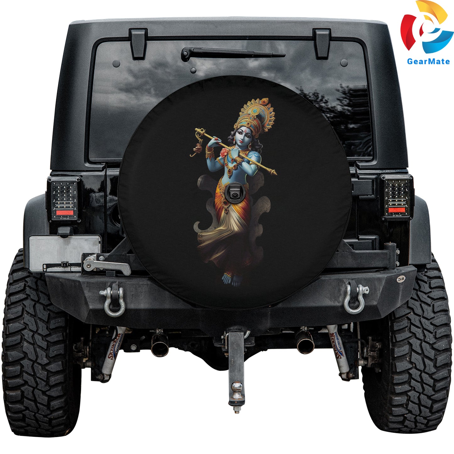 Lord Krishna Spare Tire Cover – Premium Waterproof UV Resistant Protector