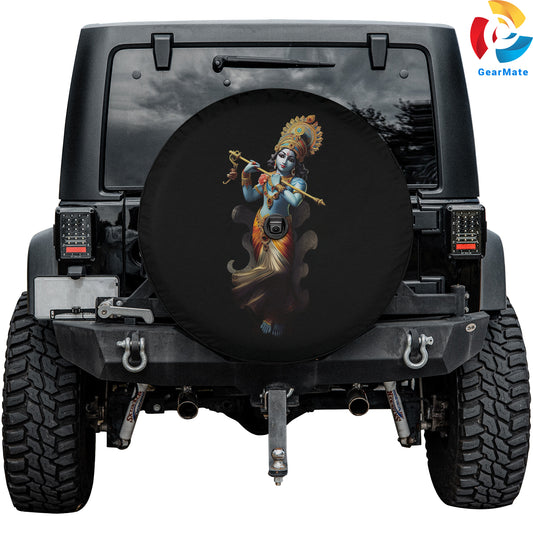 Lord Krishna Spare Tire Cover – Premium Waterproof UV Resistant Protector