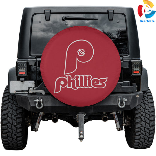 Philadelphia Phillies Spare Tire Cover – Premium Waterproof UV-Resistant Protector