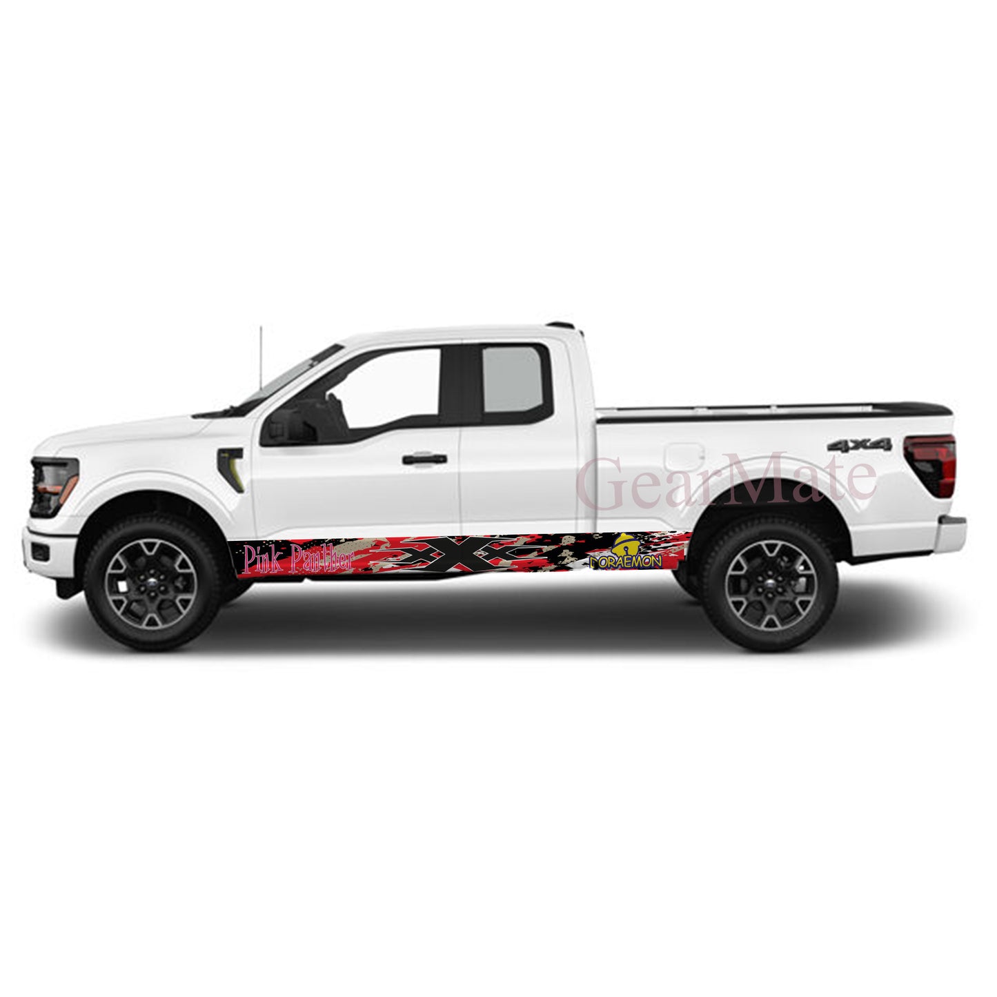 Speed RBW XXX Rocker Panel Graphic Decal Kit (Left & Right Sides) - High Quality Vinyl for Trucks & SUVs