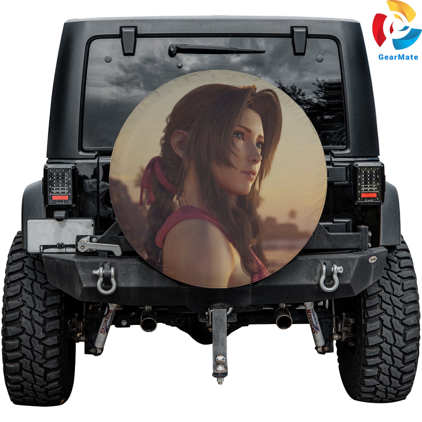 Final Fantasy 7 Video Games Spare Tire Cover – Premium Waterproof UV Resistant Protector
