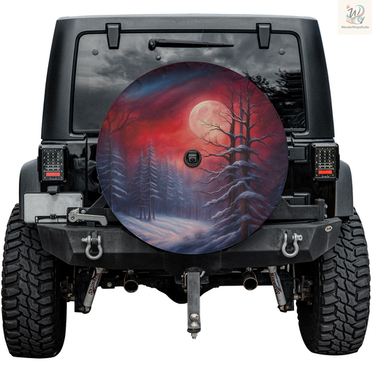 Winter Spare Tire Cover – Waterproof UV Resistant Protector with Camera Hole