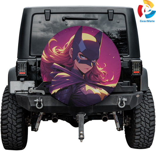 DC Bat Girl Spare Tire Cover – Premium Waterproof UV Resistant Protector