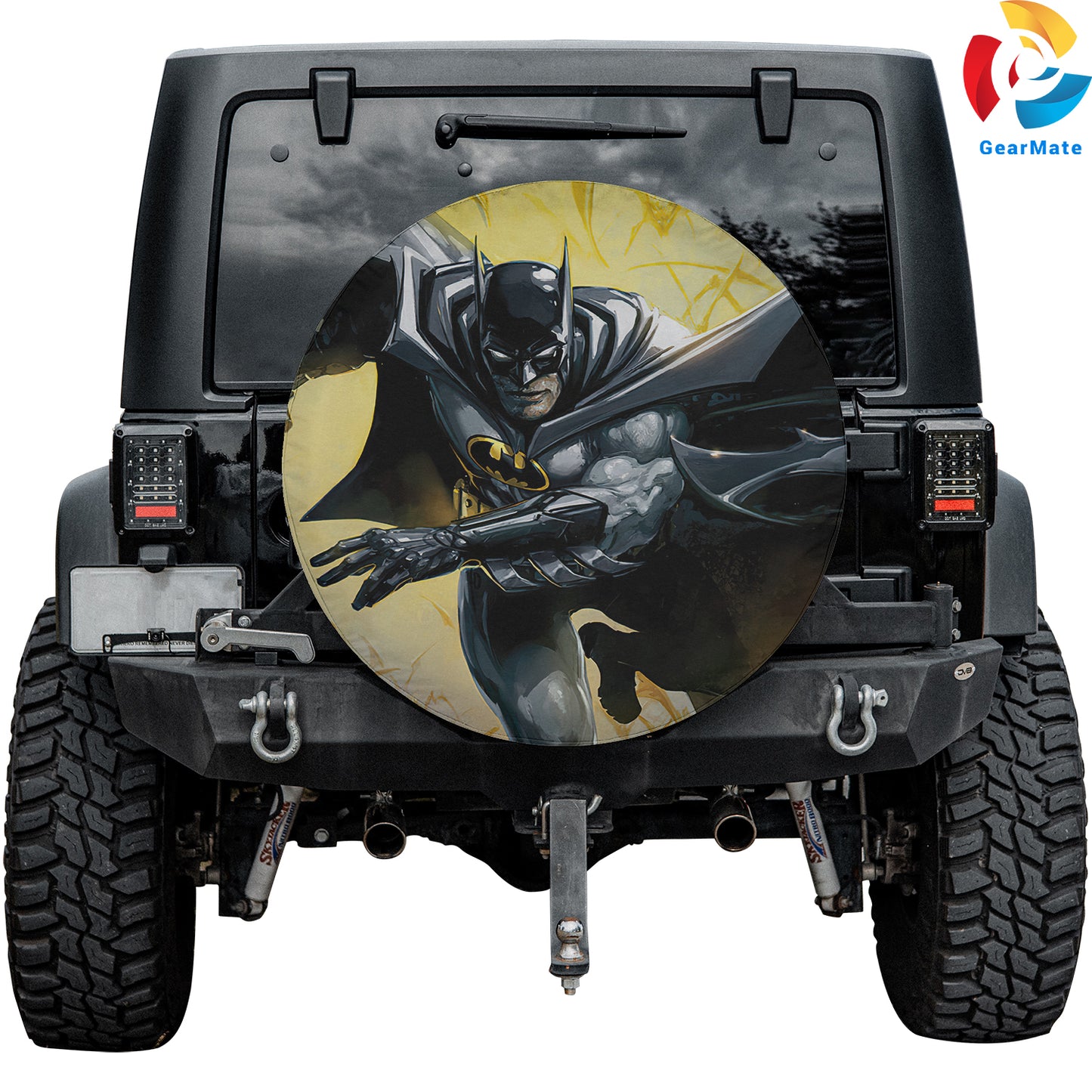 DC Batman Spare Tire Cover – Premium Waterproof UV Resistant Protector