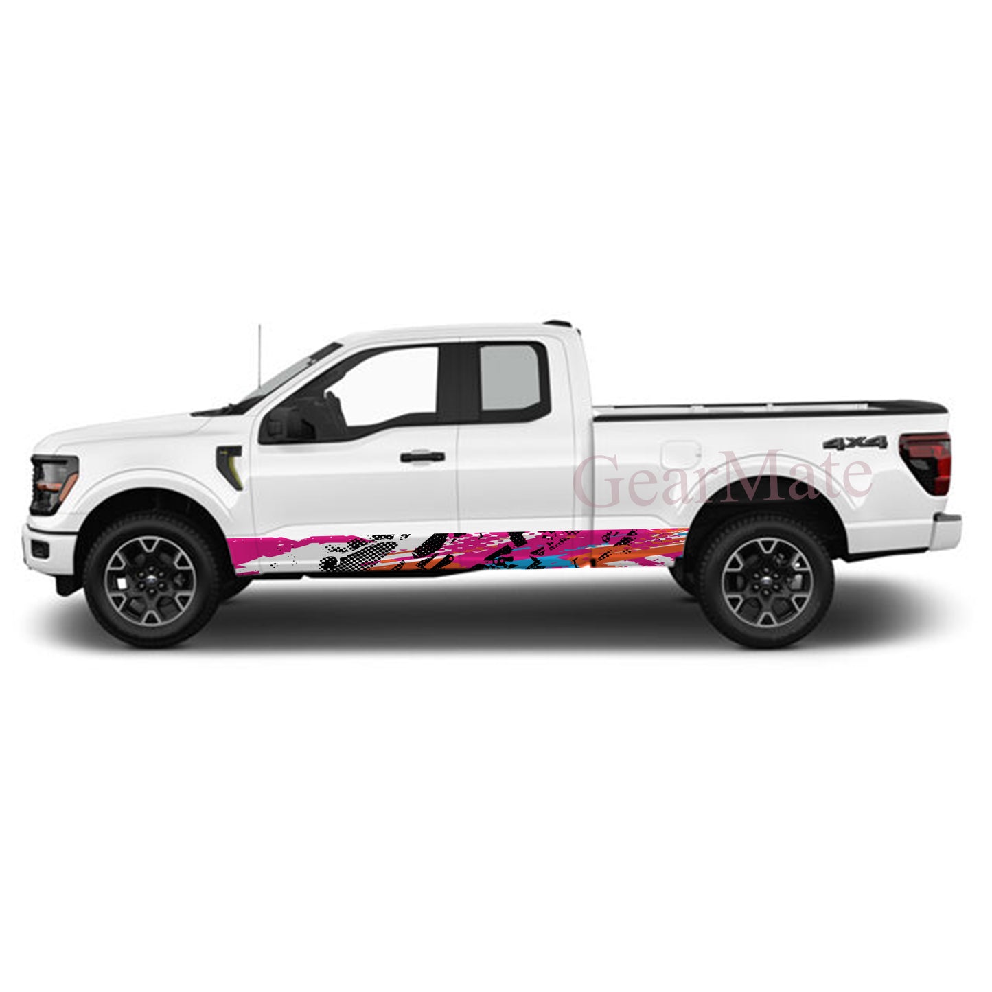 Speed POB Panel Graphic Decal Kit (Left & Right Sides) - High Quality Vinyl for Trucks & SUVs
