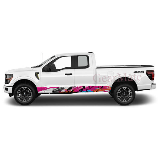 Speed POB Panel Graphic Decal Kit (Left & Right Sides) - High Quality Vinyl for Trucks & SUVs