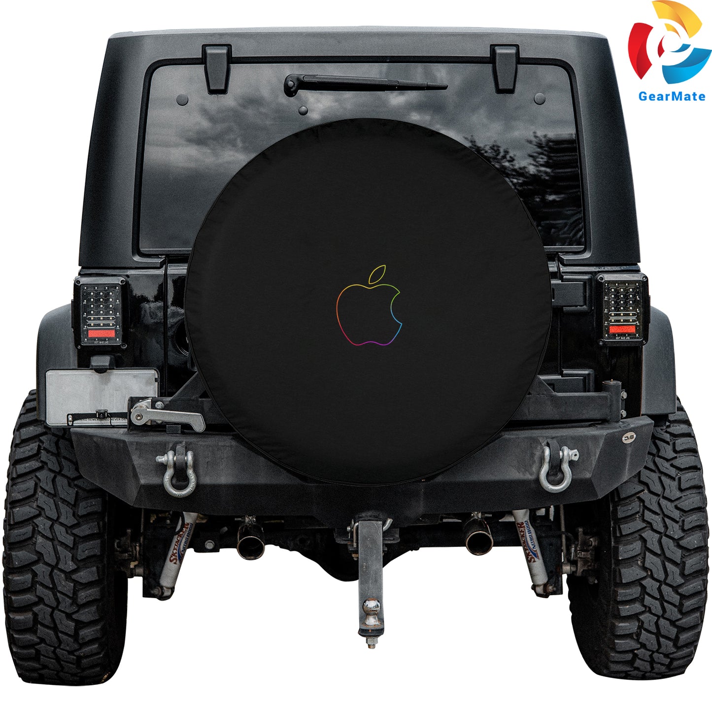Apple Logo Spare Tire Cover – Premium Waterproof UV Resistant Protector