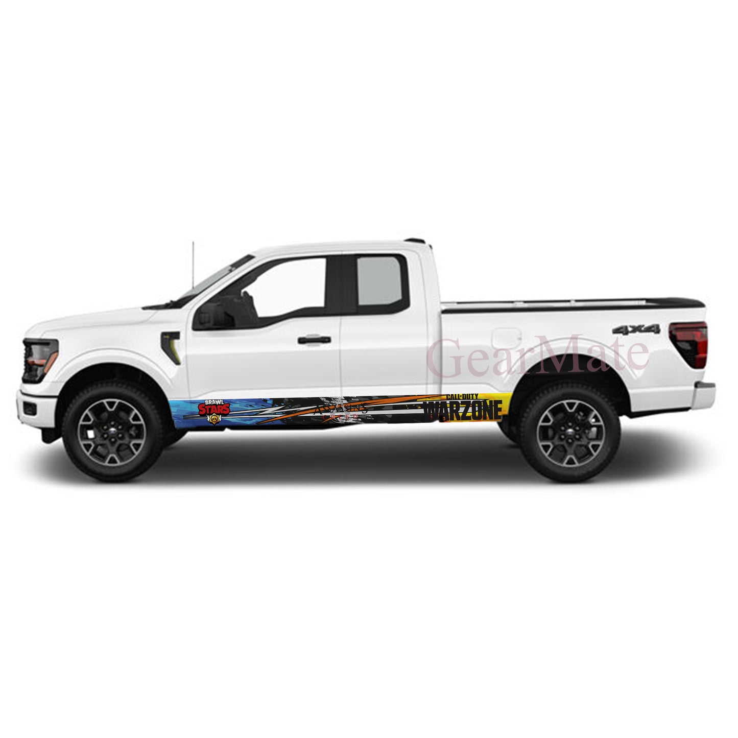Assassins's Creed Games Rocker Panel Graphic Decal Kit (Left & Right Sides) - High Quality Vinyl for Trucks & SUVs