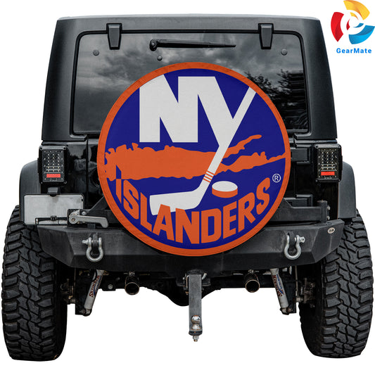 New York Islanders NHL Hockey Season Spare Tire Cover – Premium Waterproof UV-Resistant Protector