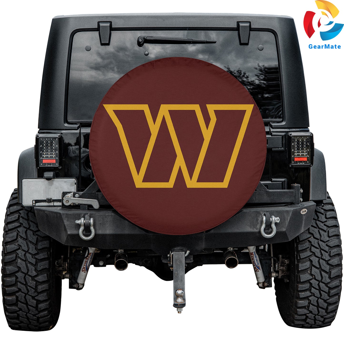 Washington Commanders NFL Fans Gear Spare Tire Cover – Premium Waterproof UV-Resistant Protector