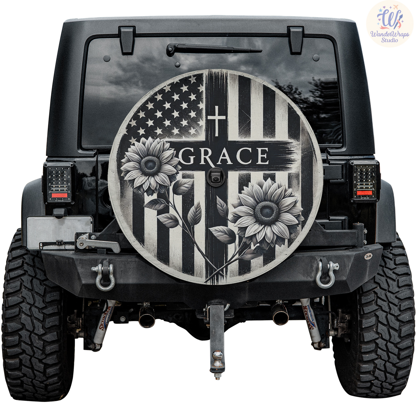 Lord Grace Spare Tire Cover – Waterproof UV Resistant Protector with Camera Hole