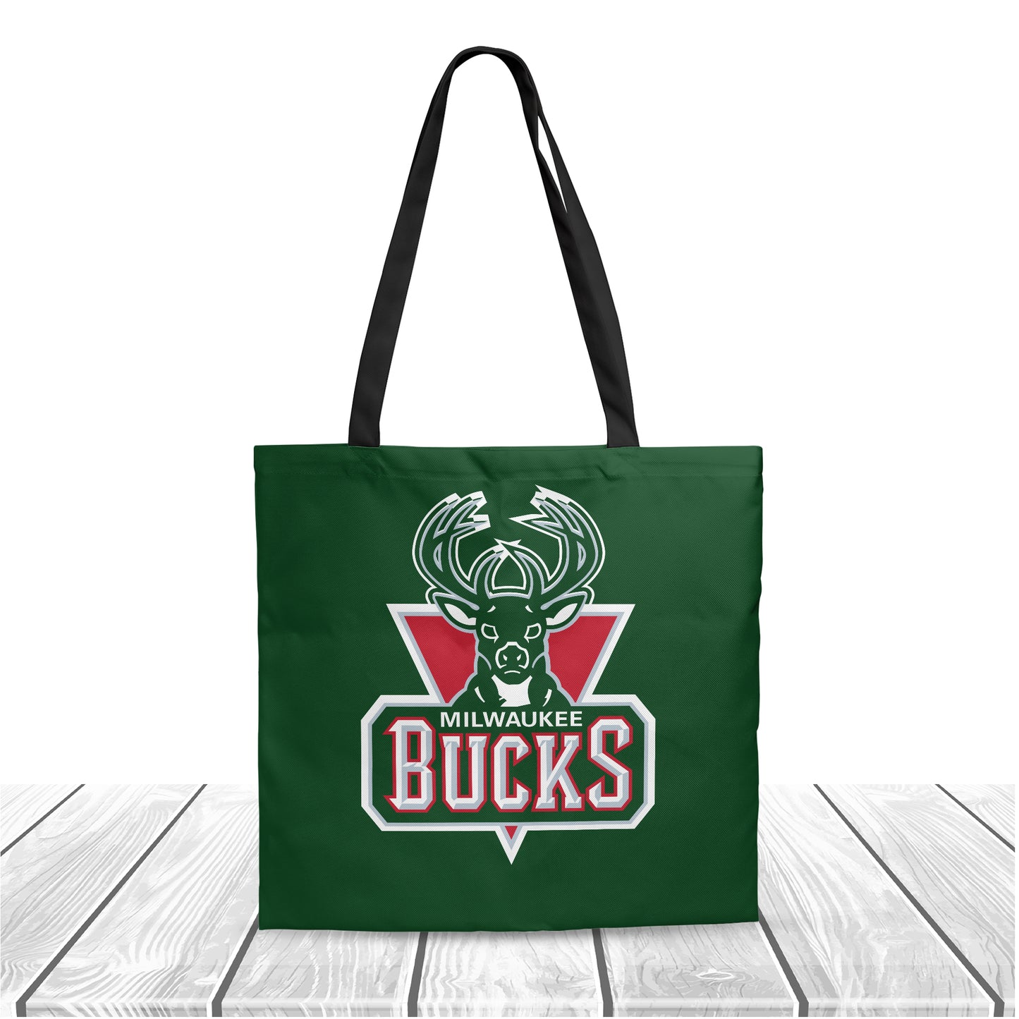 NBA Milwaukee Bucks Fans Polyester Canvas Tote Bag - Durable and Stylish