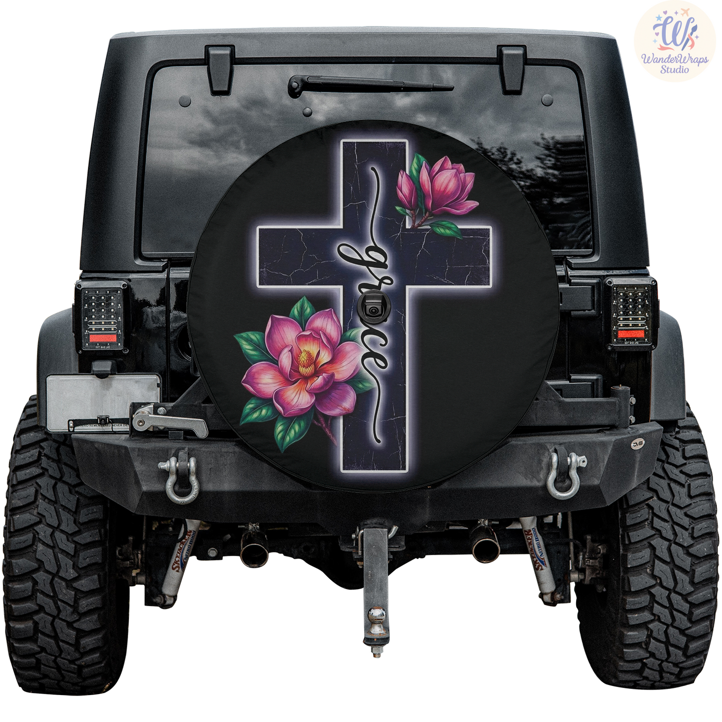 Grace The Lord Spare Tire Cover – Waterproof UV Resistant Protector with Camera Hole