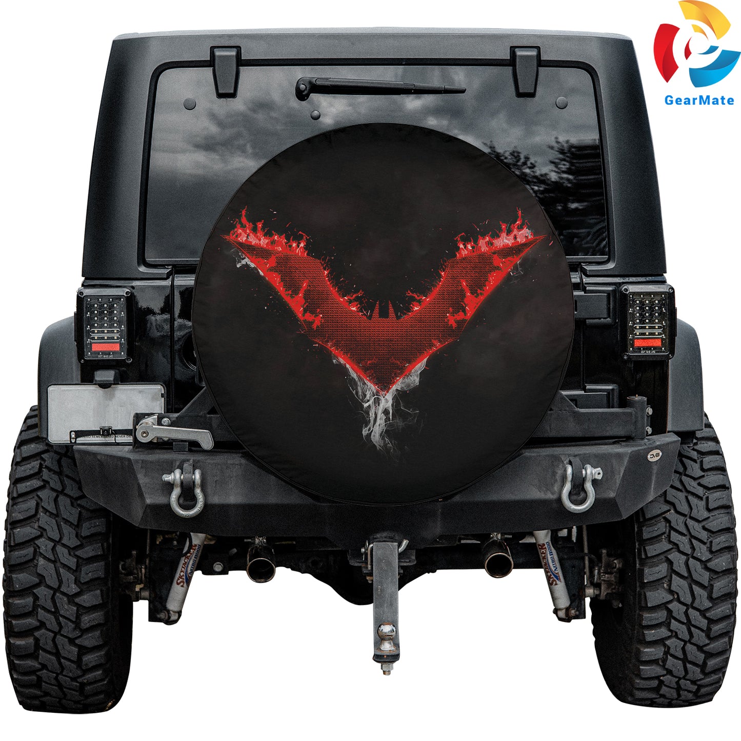 DC Batman Comics Spare Tire Cover – Premium Waterproof UV Resistant Protector