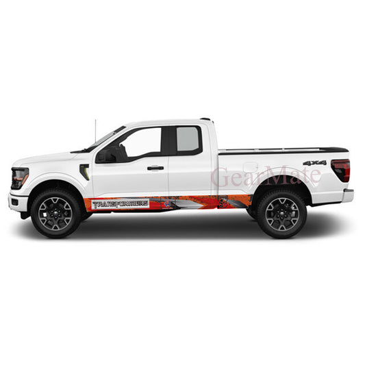 Arrow Red Spider Man Rocker Panel Graphic Decal Kit (Left & Right Sides) - High Quality Vinyl for Trucks & SUVs
