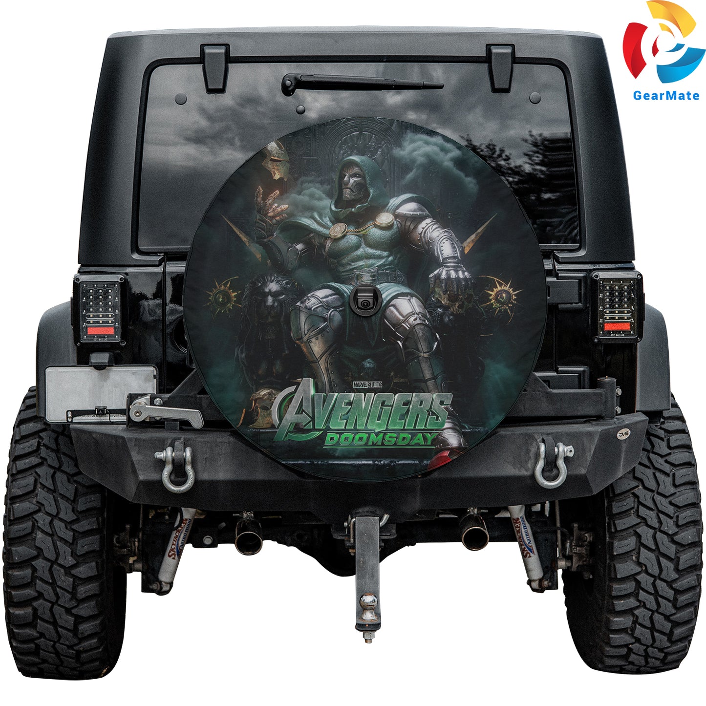 Avengers Dooms Days Marvel Spare Tire Cover – Premium Waterproof UV Resistant Protector
