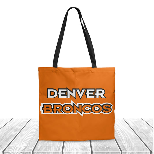 NFL Denver Broncos NFL Fans Polyester Canvas Tote Bag – Durable and Stylish