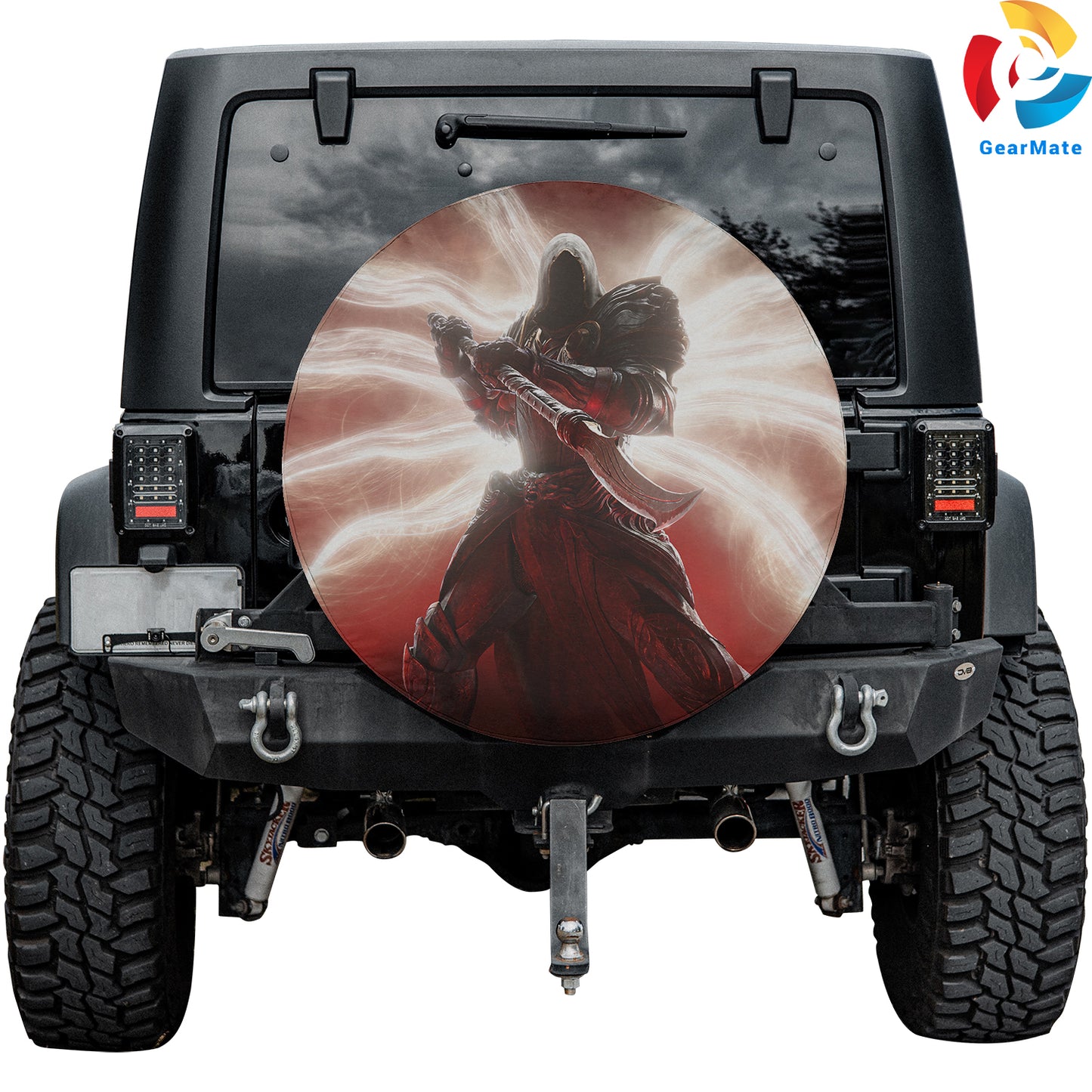 Diablo 4 Video Games Spare Tire Cover – Premium Waterproof UV Resistant Protector