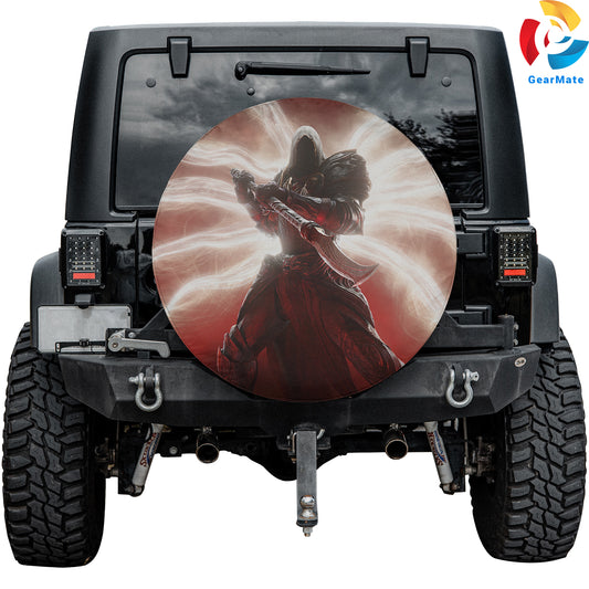 Diablo 4 Video Games Spare Tire Cover – Premium Waterproof UV Resistant Protector