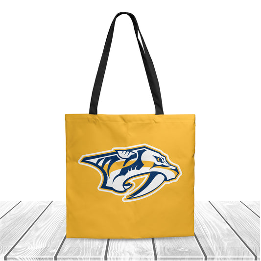 NHL Nashville Predators Polyester Canvas Tote Bag – Durable and Stylish