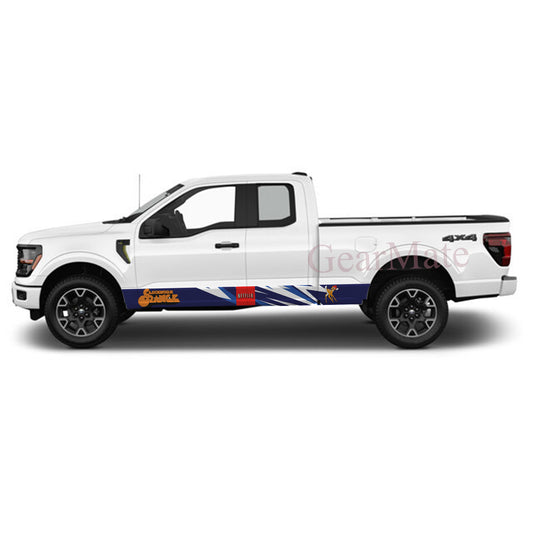 High Octane Netflix Rocker Panel Graphic Decal Kit (Left & Right Sides) - High Quality Vinyl for Trucks & SUVs