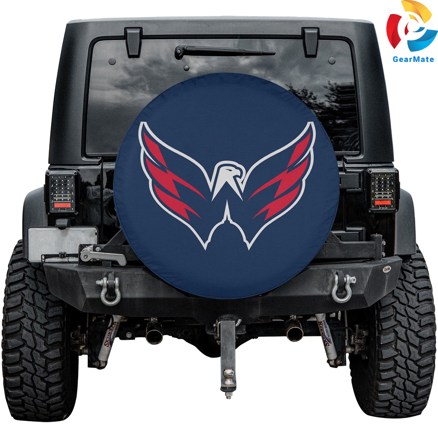 Washington Capitals Hockey Season Spare Tire Cover – Premium Waterproof UV-Resistant Protector