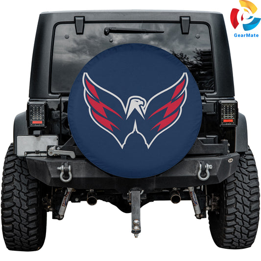 Washington Capitals Hockey Season Spare Tire Cover – Premium Waterproof UV-Resistant Protector