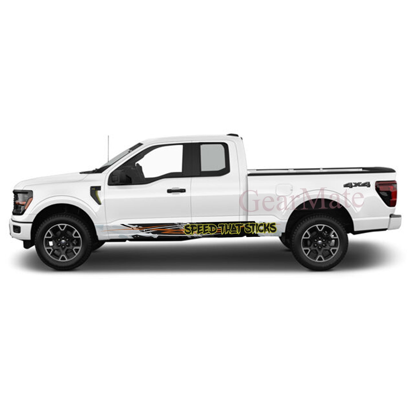 Speed That Sticks Soul Rocker Panel Graphic Decal Kit (Left & Right Sides) - High Quality Vinyl for Trucks & SUVs