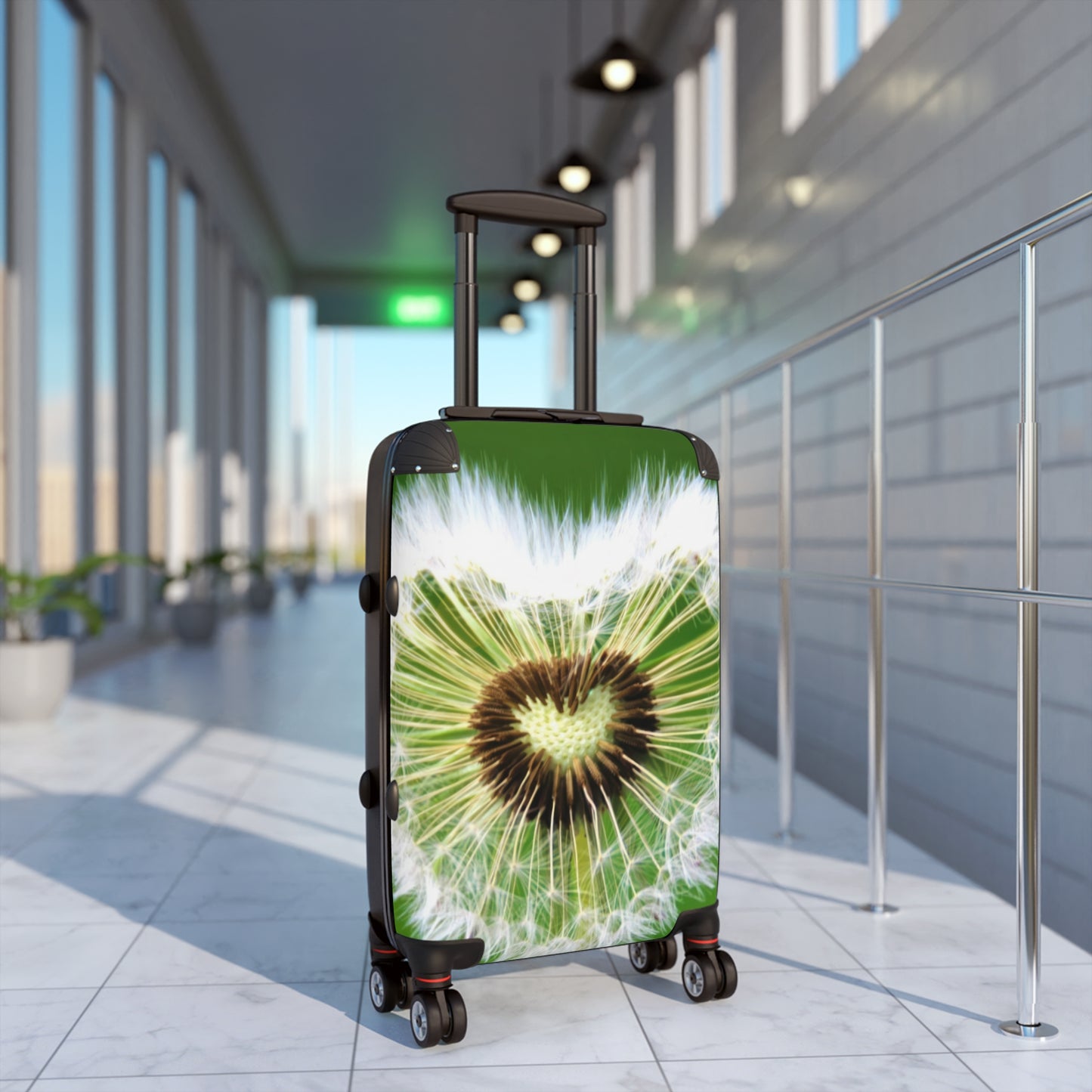Nature Flowers Floral Heart Shape Art Carry-On Suitcase - Stylish Luggage for Travelers