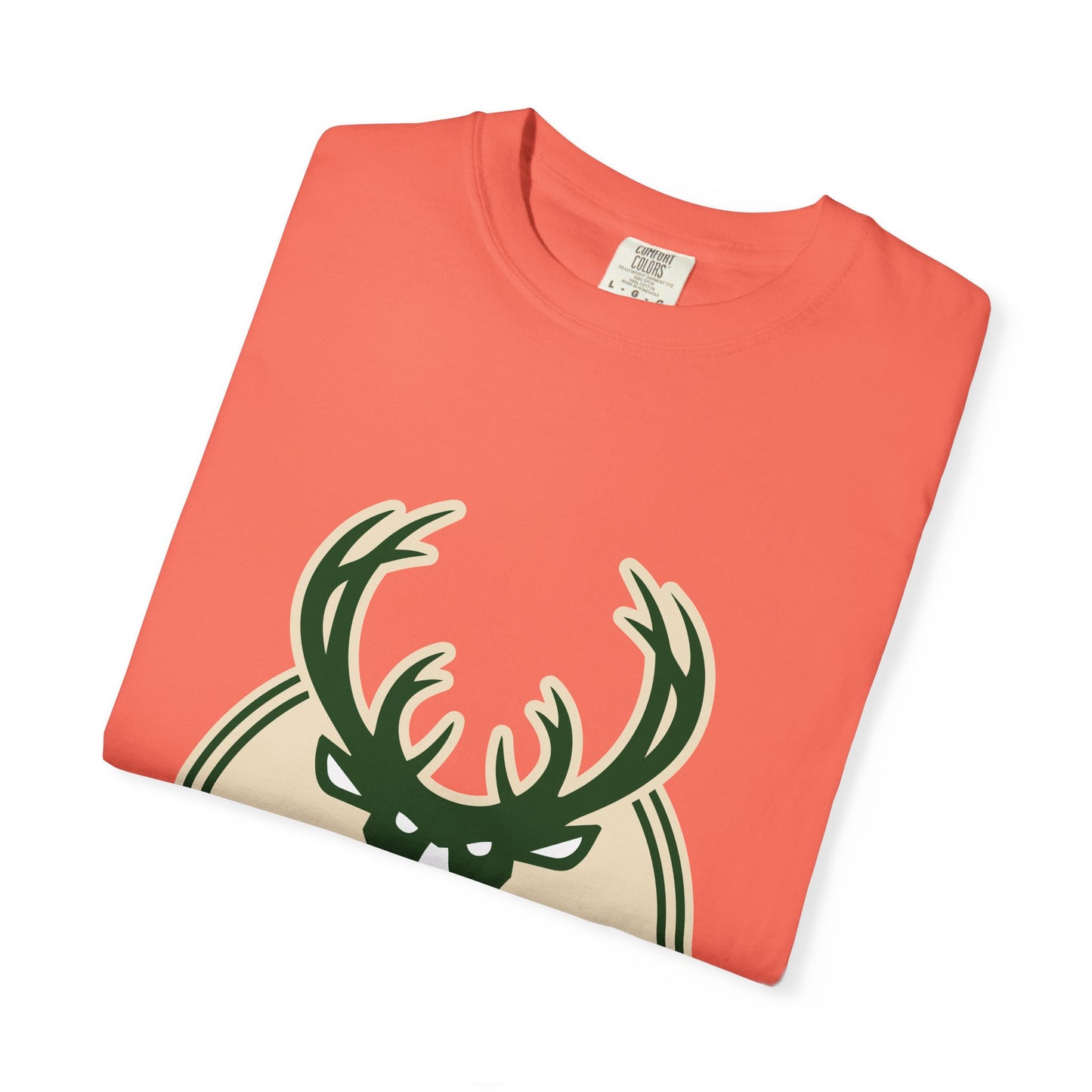 Milwaukee Bucks NBA Garment-Dyed T-Shirt – Premium Cotton Tee for Customization