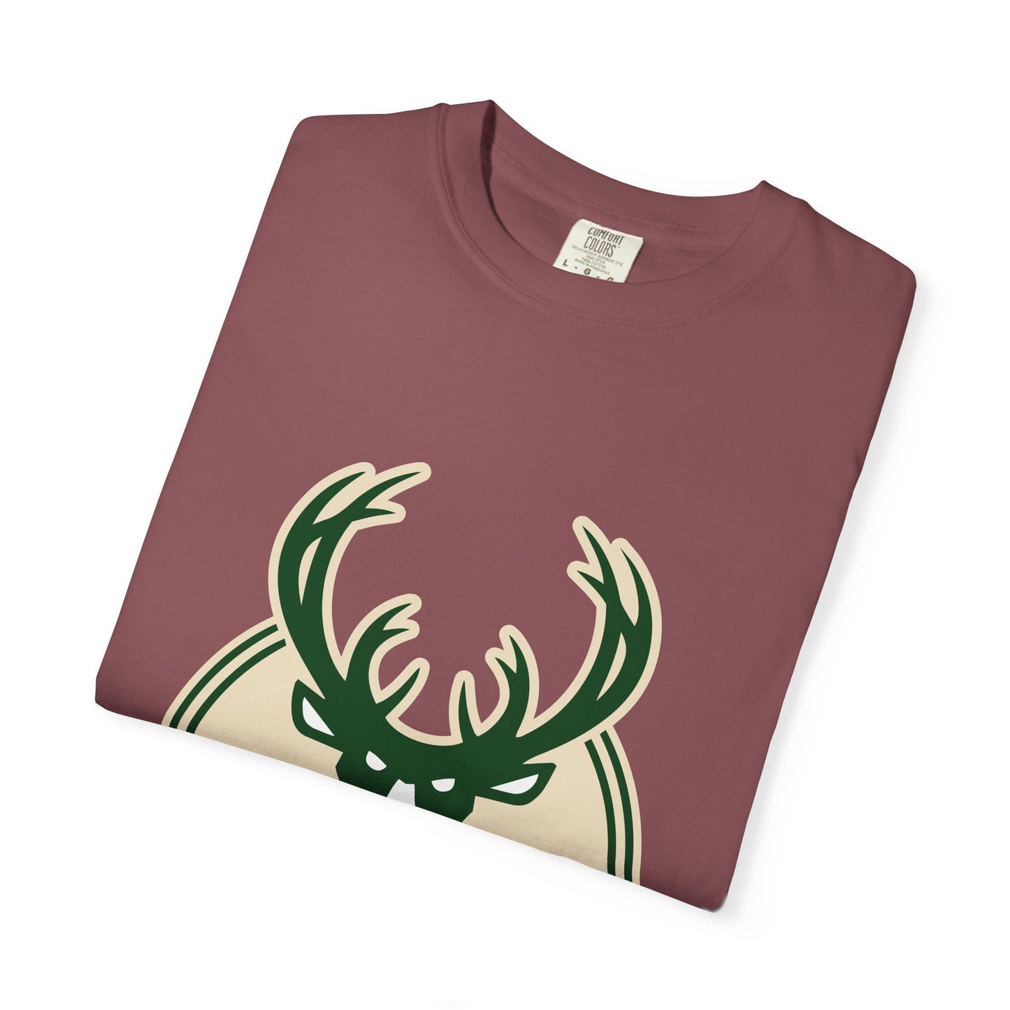 Milwaukee Bucks NBA Garment-Dyed T-Shirt – Premium Cotton Tee for Customization